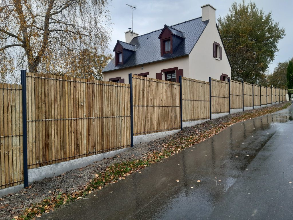 Palissade en bois saint malo